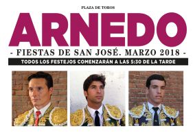 Ampliar información de Cayetano, Urdiales y Campos en la Feria de San José 2018