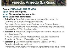 Ampliar información de  Jornada de campo: Manejo de cubiertas vegetales en viñedo