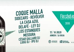 Ampliar información de Coque Malla completa el cartel del escenario principal del Fárdelej 2018